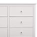 Delta Children Bennington Elite 6 Drawer Dresser, Bianca White