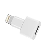 Yaker 3rd Lightning Extender Dock For Lifeproof Otterbox Case and Otterbox,Male to Female Lightning Extension Charger Adapter for iPhone 5/5s/5c/SE/6/6S/7 Plus/iPad Air (white)