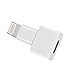 Yaker 3rd Lightning Extender Dock For Lifeproof Otterbox Case and Otterbox,Male to Female Lightning Extension Charger Adapter for iPhone 5/5s/5c/SE/6/6S/7 Plus/iPad Air (white)