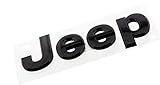 3D j e e p Emblem Sticker letter ABS Glossy black Front or Rear Emblem Nameplate Decal Boot Words for jeep Head Hood Logo Sticker Wrangler Grand Cherokee Liberty Compass