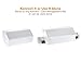 Bostitch Office Bostitch Konnect™ Wide Pencil Holder Desk Organizer, Removable Lid & Dividers, Gray (KT-WCUP-White)