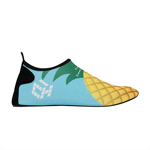 Vaincre Womens and Mens Water Shoes Barefoot Quick-Dry Aqua Socks for Beach Swim Surf Yoga Exercise (Men:9-10) - Thumbnail 3