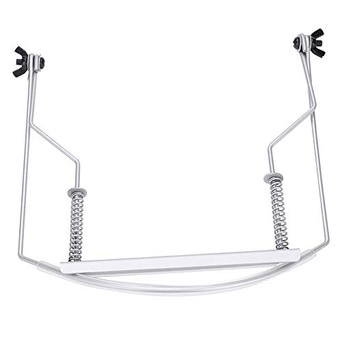 Alomejor Durable Adjustable Metal 10 Holes Harmonica Neck Holder Rack Support Accessory