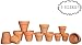 My Urban Crafts Mini Terracotta Clay Pots - 3 Different Size Assortment - Great for Baby Succulent Cuttings & Propagating, DIY Craft Projects, Wedding & Party Favors (12 Pcs Variety Pack)