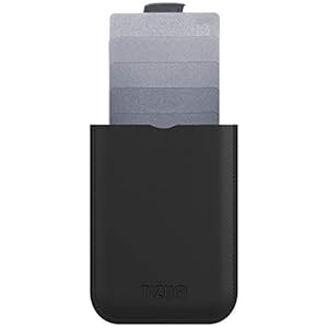 tizum Z30- Slim Anti Theft RFID Credit Card Holder (Jet Black)