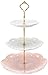 3 Tier Cupcake Stand - Serving Tray for weddings, birthdays, buffet etc - three tiered serving dessert stand | best gifts under 15