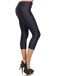 Mallas capri clásicas para dama, suaves y elásticas