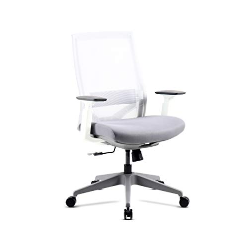 Mc-Haus-Vulcano-Sedia-Ergonomica-Ufficio-Ufficio-Colore-Bianco-PVC-70-x-35-x-64