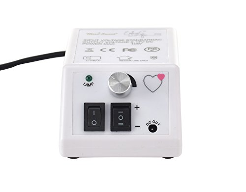 Miss Sweet Electric Nail Drill for Regular Polish Acrylic Nails RPM20000 (White) - Thumbnail 3