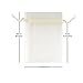 SumDirect 100Pcs 3x4 inch Beige Sheer Drawstring Organza Jewelry Pouches Wedding Party Christmas Favor Gift Bags