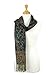 PASKMLNA Reversible Paisley Pashmina Shawl Wrap Elegant Colors (023-21Teal)