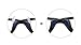 AM Landen 1.8mm 2 Pairs Black Non-Slip Silicone Nose Pads for Eyeglasses