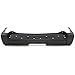 CarPartsDepot Rear Bumper Cover Compatible With JEEP Commander 2006-2008 4 Door SUV Rear Facial Cover Assembly Rear Bumper Cover with Trailer Hitch CH1100868 5183506AA