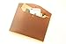 Genuine Leather Envelope Folder, A5 Size Papers File Documents Holder, Handmade Portfolio Work Essential, Business Gift, Brown