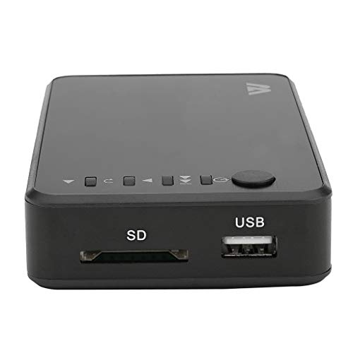 Digital Media Player, Sacow Mini Full 1080P HD Multi Media Player TV Box 3 Outputs HDMI/VGA/AV USB & SD Card - Thumbnail 5