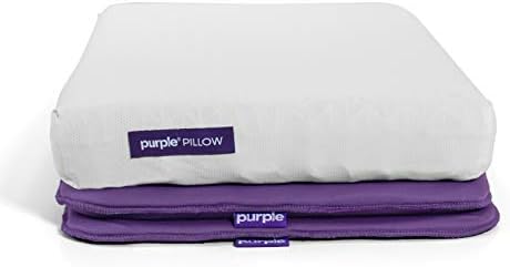 purple supportive pillow