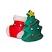 Christmas Jelly Mochi Squishies! 6 Festive Mochi Toys Perfect as Stocking Stuffers, Gifts for Kids, Party Favors for Kids or Holiday Stress Relief Toys - Mochi squishys Set Includes Santa & 5 More!
