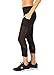 RBX Active Women's Power Capri with Mesh and Pockets Black M