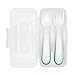 OXO Tot On The Go Fork & Spoon Training Set with Travel Case - Teal