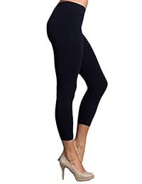 Leggings sin costuras de 3 4 de longitud recortada