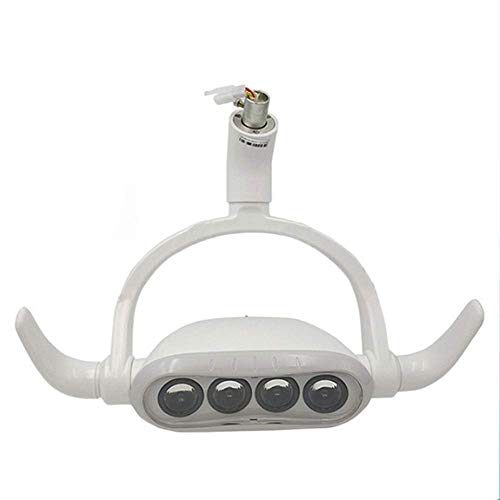 Dental LED Oral Exam Light, Infrared Sensor Shadowless Lamp for Dental Unit Chair CX249-4 22mm Ceiling Type, Cold Light, 4 LED, High Brightness (Remove Handle not Included) (B) - Thumbnail 2