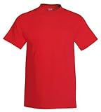 Hanes Beefy-T Adult Short-Sleeve T-Shirt - Medium, Deep Red