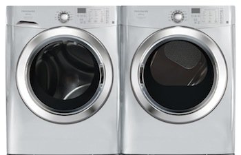 Frigidaire Silver Front Load Steam Washer and Electric Steam Dryer FAFS4474LA FASE7074LA