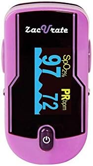 Jumper 500E Pulse Oximeter Digital Blood Oxygen Saturation SpO2 and Pulse Rate Monitor, Perfect for Home Health Care and Outdoor Activities - Include Lanyard, AAA Batteries, Carry Case