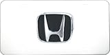 Pilot Automotive LP-061 Chrome Honda 3D License Plate