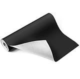 Adhesive Glossy Black Vinyl Roll - HUGE Glossy Adhesive Permanent Black Vinyl Rolls - 12"x40FT Black Vinyl Sheets are The BEST Vynil - EZ Craft USA Black Vinyl Wrap Works with Cricut and Other Cutters