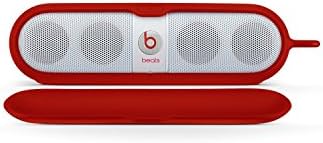 GoAee TPU Gel Soft Case Pouch Box Cover Compatible for Beats Pill Portable Speaker (Red)