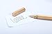 Islandoffer Simple Anti-roll Handmade Hexagon Brass Pen, Solid Portable EDC Pocket Pen, Unique Polished Metal Sign Signature Pen Gel Pen, Christmas Gift Pen