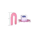 CRL Red 1/8 x 2 Plastic Horseshoe Shims - PHS8