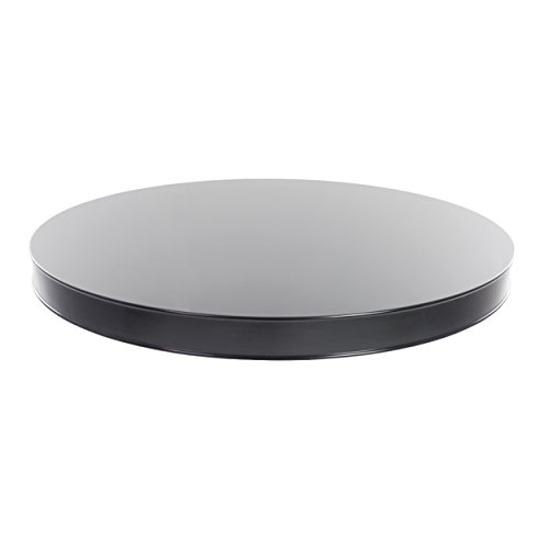 BBO Poker Nighthawk Round Dining Top Poker Table, Black Gloss