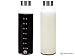 Pratico Kitchen 18 oz Leak-Proof Glass Bottles, Juice Containers and Smoothie Bottles, Stainless Steel Caps, 2 Pack