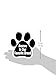 Imagine This Paw Car Magnet, Rescue is Our Favorite Breed, 5-1/2-Inch by 5-1/2-Inch