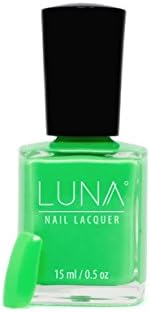 Radioactive - Neon Collection Green Flat Glossy Vegan Cruelty-Free 10-Free Natural Nail Polish Lacquer Vernes Esmalte