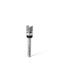 Amana Herramienta 45481 Flush recortar Pattern 1 2 inch de Incisión de diámetro por 3 8 Inch Altura de corte por 1 4 inch Vástago Router Bit con punta de carburo