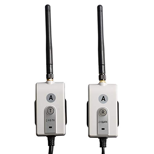 AKK 623-2.4G-A 2.4G Wireless Video Transmitter & Receiver Kit for Car Parking Monitor, Vehicle Backup Camera or Front Car Camera Rear, Backup Camera System