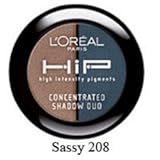 L'Oreal Paris HiP Studio Secrets Professional Concentrated Shadow Duos, Sassy, 0.08 Ounce