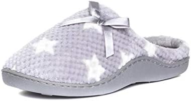 The Slipper Company Womens Star Grey Mule Slipper