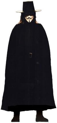 Hollywoodprop V FOR VENDETTA HUGO WEAVING LIFESIZE CARDBOARD STANDUP STANDEE CUTOUT POSTER NEW