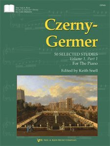 Czerny-Germer - 50 Selected Studies: Volume 1, Part 1 for the Piano Edited by Keith Snell