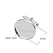 beadsnice 10pcs Brass Cufflinks Blank Round Tray Bezel Link Setting Oval Cabochon Cameo Stud Personalized Adjustable Locket Holder DIY Cloth Making Supplies Father Gifts Mens Suit 20mm