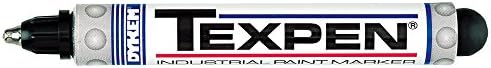 Texpen Industrial Ball Medium Tip Paint Marker Black