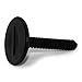 South Bay Board Co. - Plastic Fin Screws Screw for Soft Top Surfboards - 1” / 2” / 2.5”- Custom Durable ABS Molded Screws - Universal Fit for 99% of Foam Surfboard Fins - Black or White Color Options