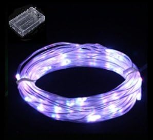 BQSHOP- Pack of 3, 100 Micro LED string light - 33 ft (10 meters)- Bottle, Party, Decoration, Christmas, Wedding (Batteries are not included) (White)