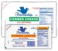 Friendship Dairy Farmer Cheese, 1 Pound - 12 per case.