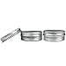 Beauticom (Quantity: 6 Pieces) 60G Round Silver Aluminum Metal Tin Storage Jar Containers with Secure Screw Top Lids for Cosmetics, Aromatherapy, Crafts, Paints and More!
