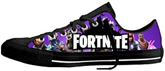 For-tnite Hero Fortnite Gamer Mens Womens Casual Canvas Shoes Low Top Lace Up Fashion Sneakers